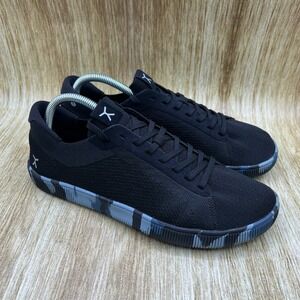 Flux Footwear Adapt Sneakers Men's Size 9 Black Blue Camo Knit Barefoot Shoes